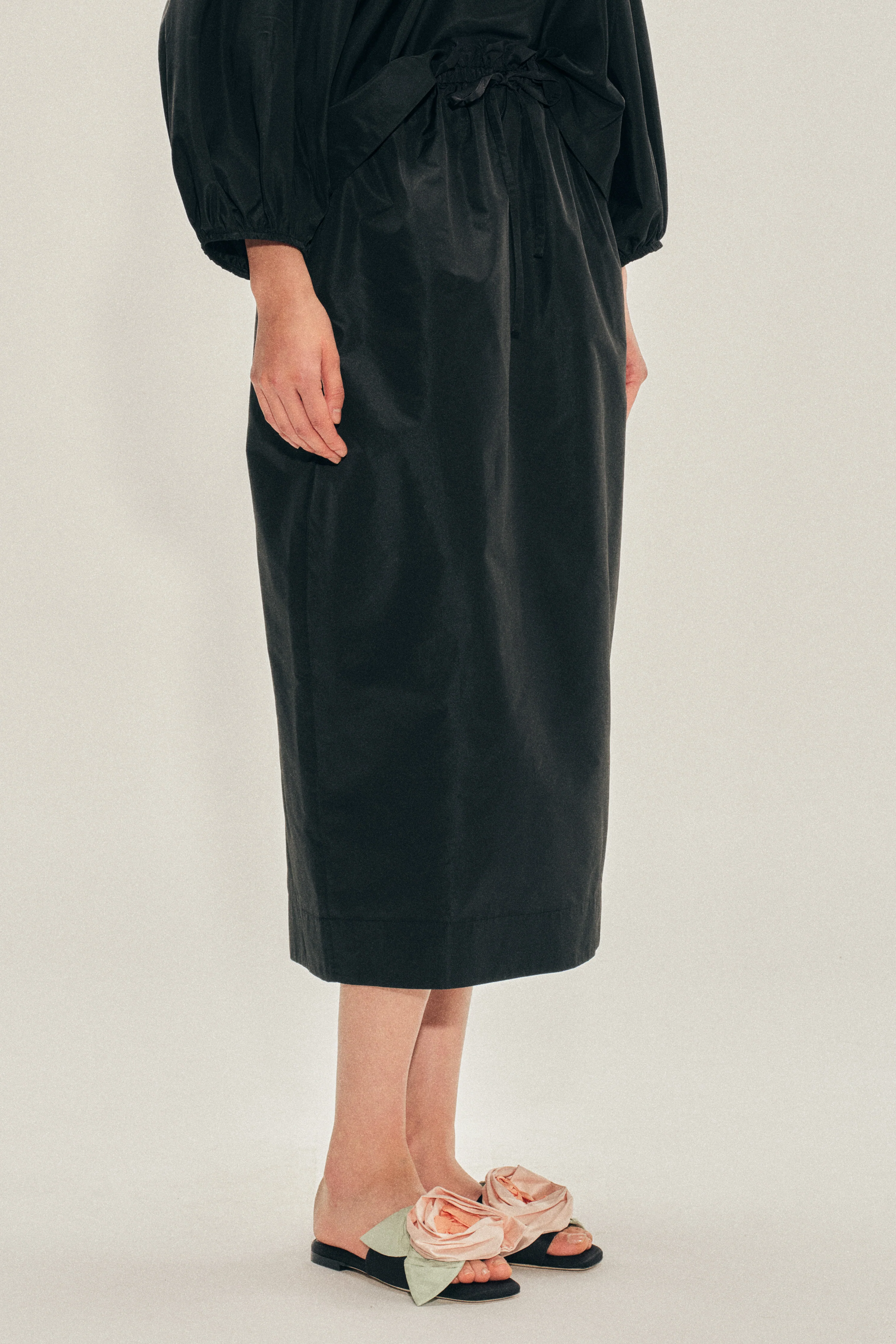 Gathered Waist Tulip Skirt - Image 4