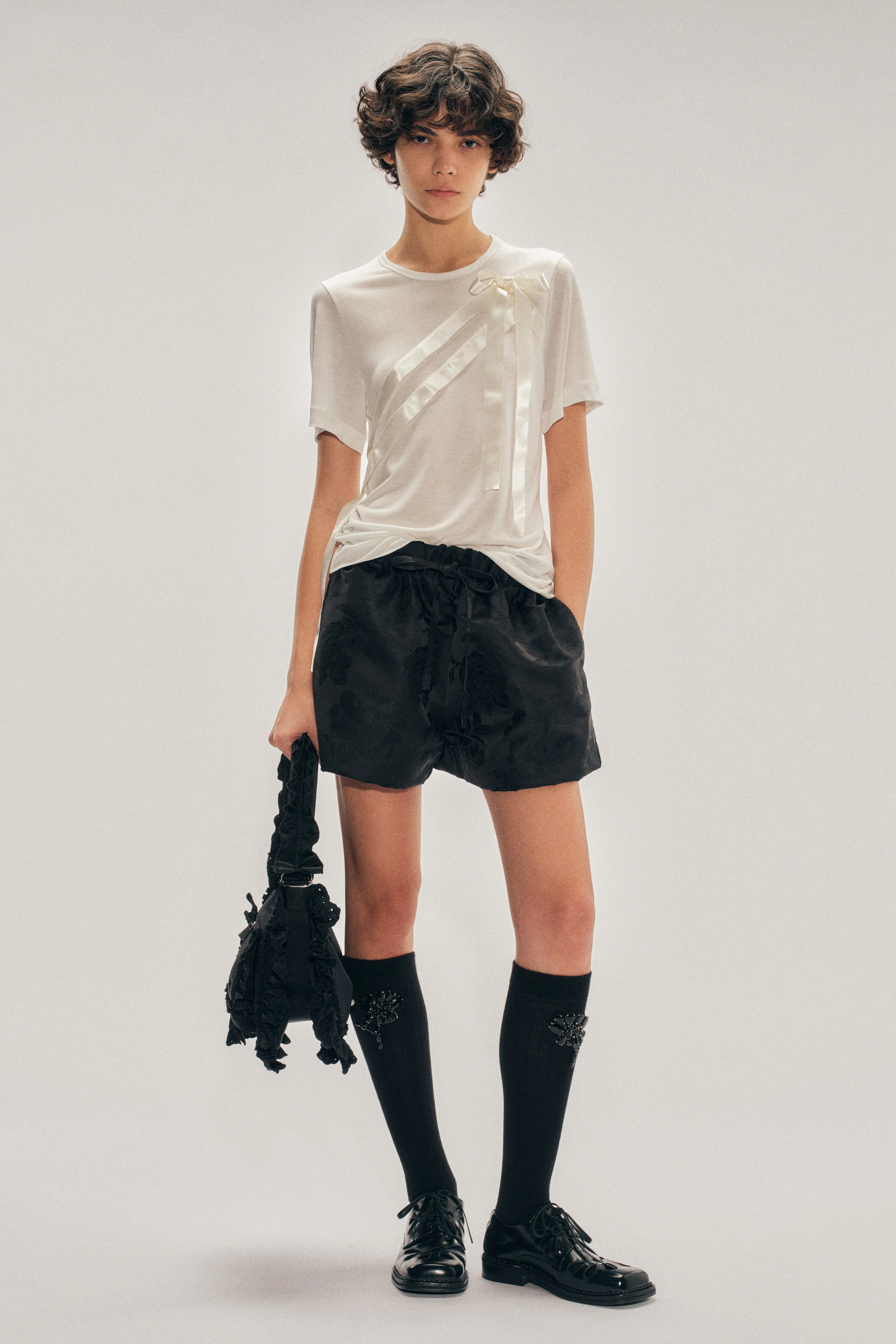 Elasticated Rose Shorts