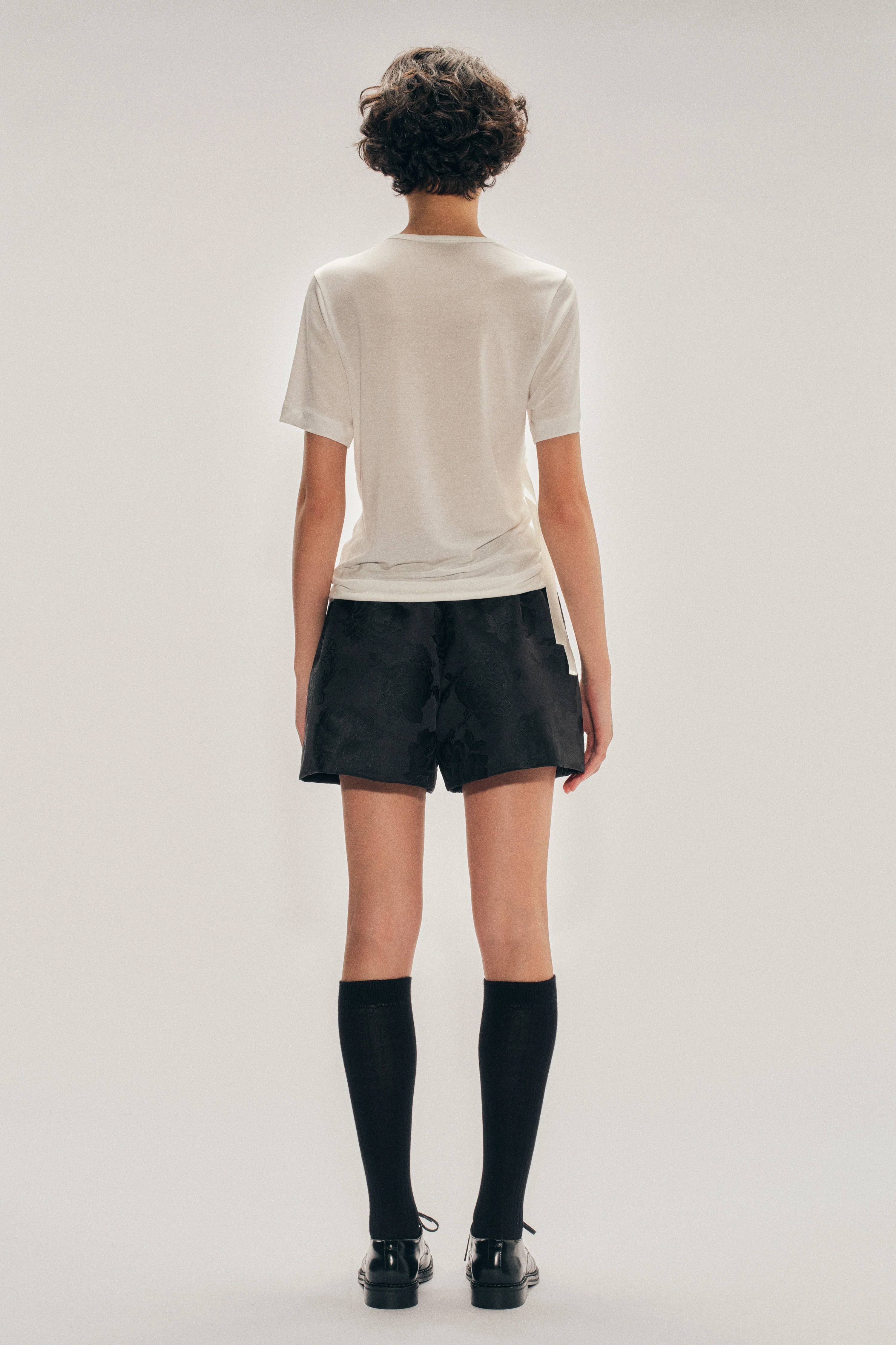 Elasticated Rose Shorts - Image 3