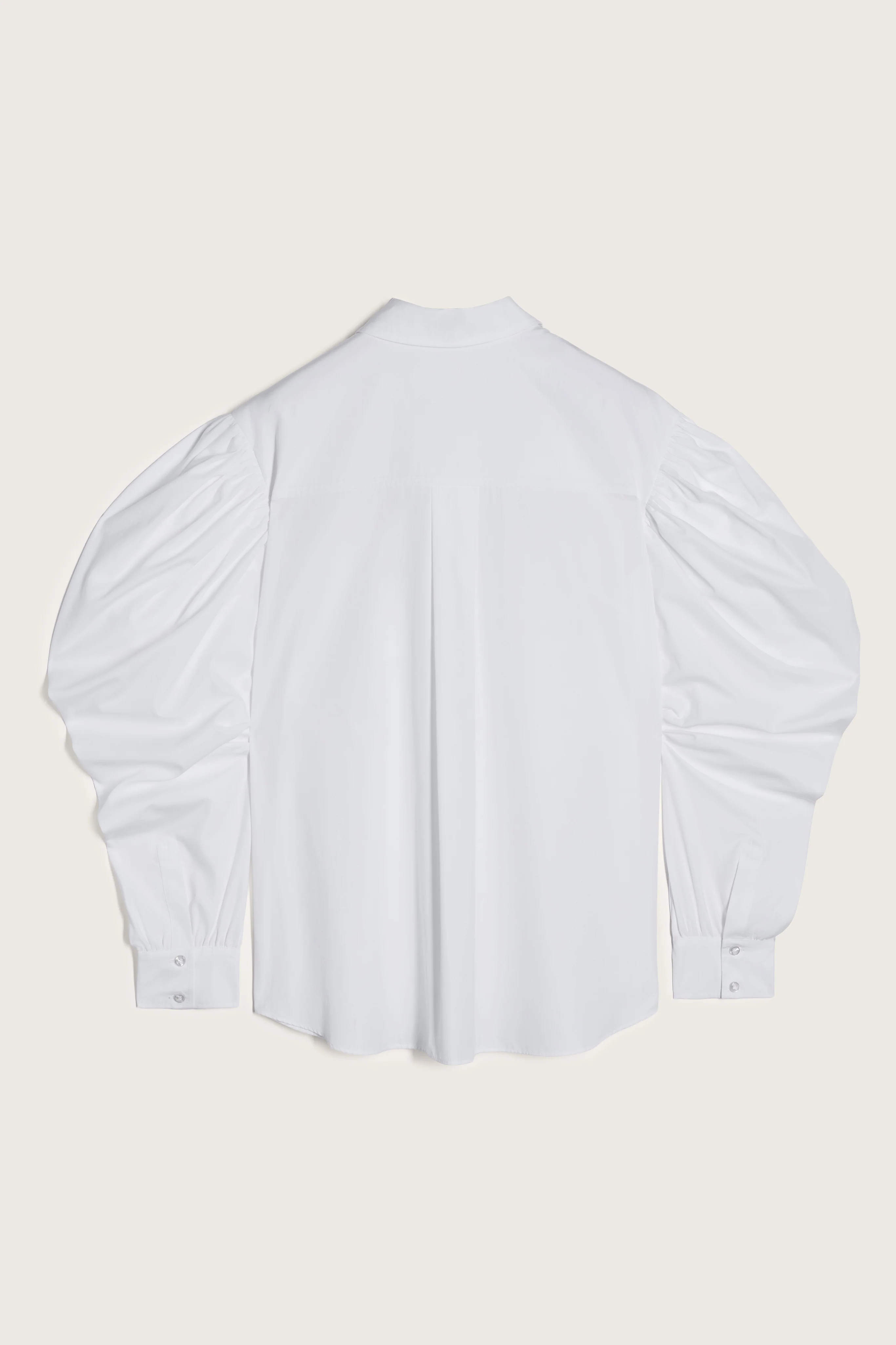 Beaded Draped Sleeve Masculine Shirt - Image 2