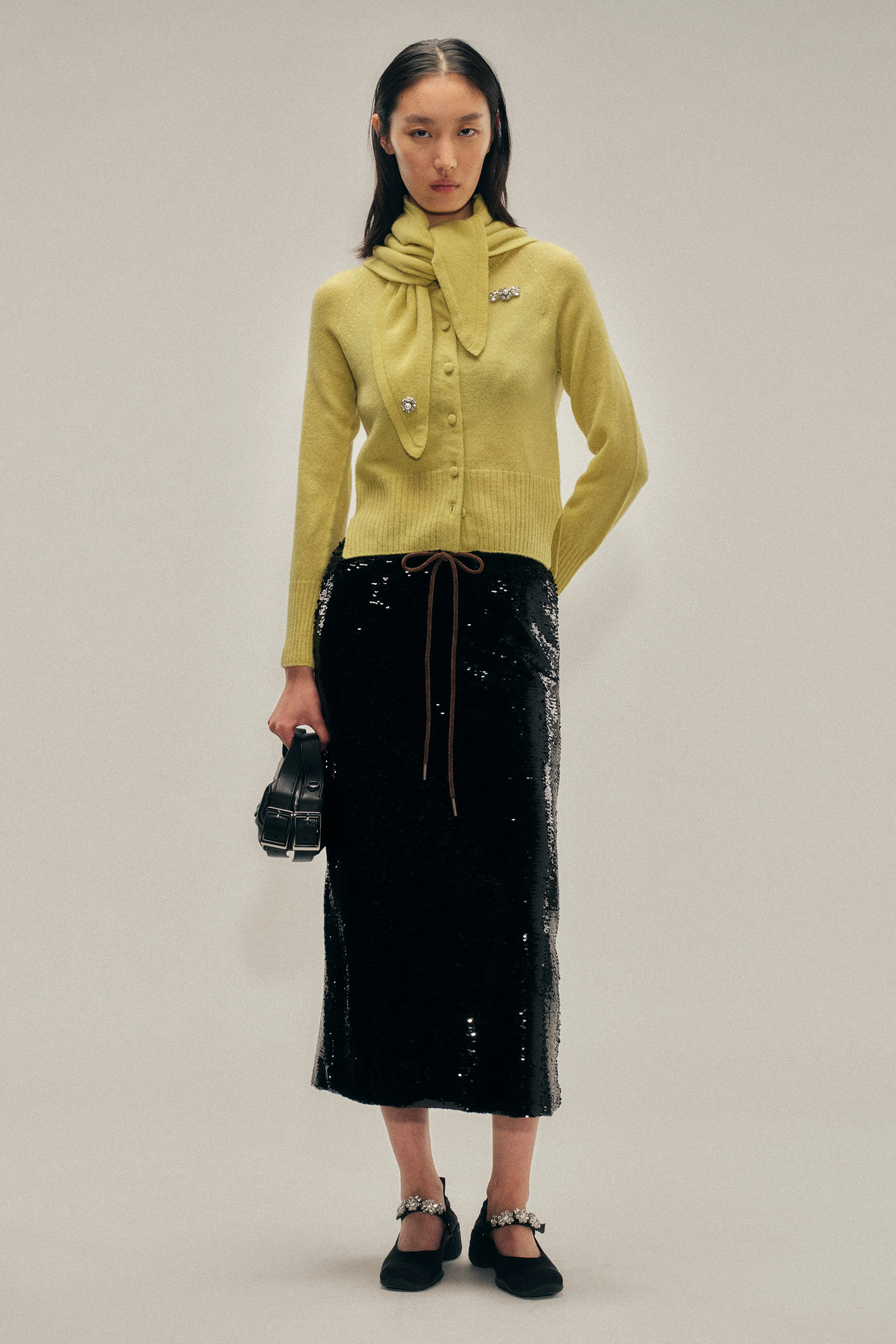 Embellished Cashmere Neckerchief - Image 3