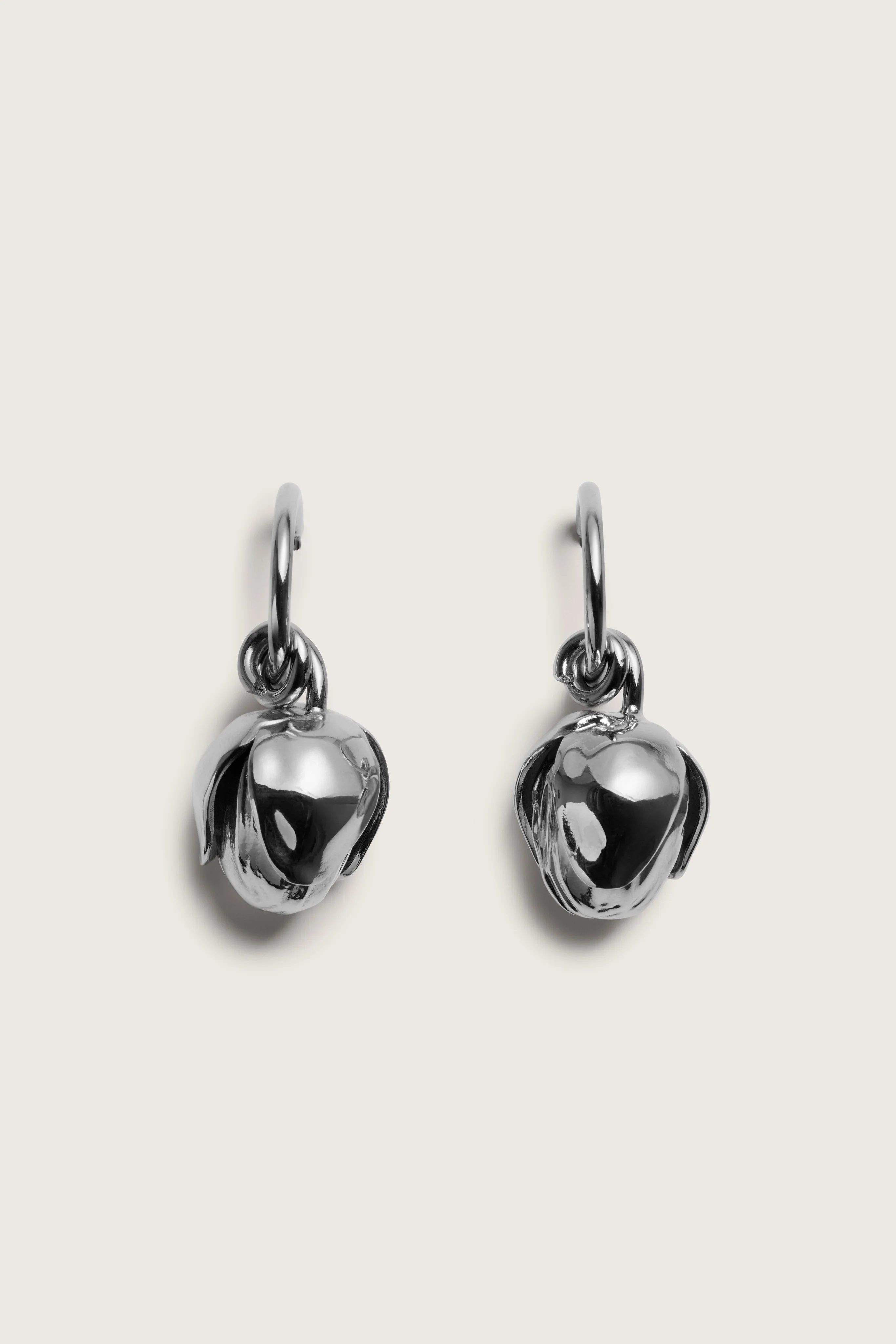 Poppy Bud Hoop Earrings