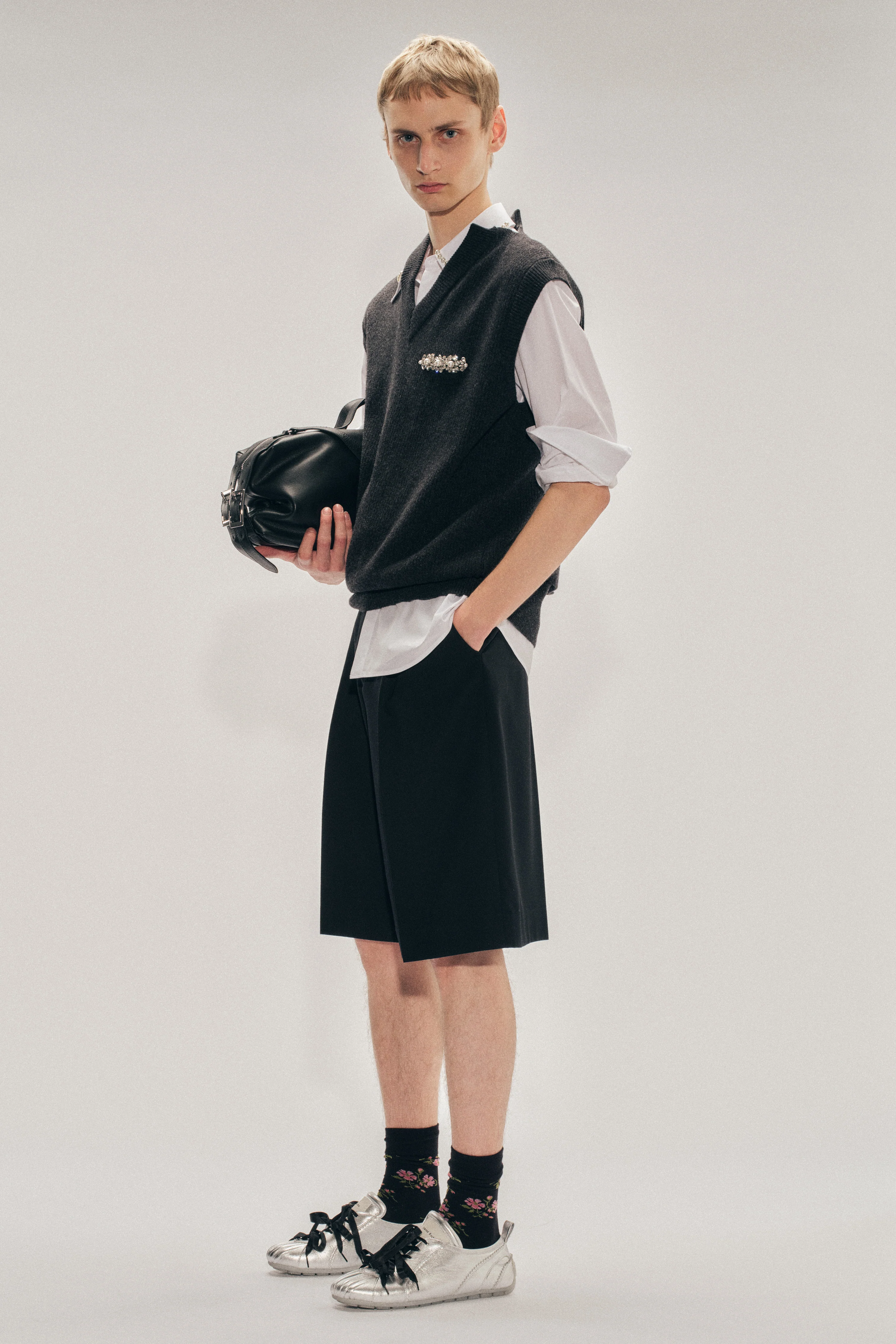 Embellished Merino Seam Bite Vest - Image 3